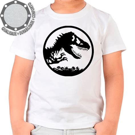 Camiseta Jurassic Park Camisa Personalizada Ah02582 Elo7