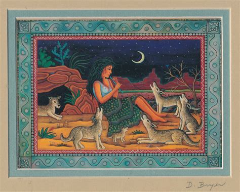 Solve Diana Bryer Coyote Woman Jigsaw Puzzle Online With Pieces