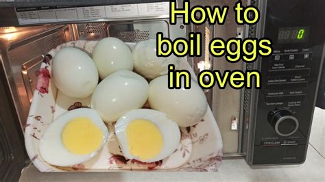 How To Boil An Egg In Lg Microwave Oven So They Peel Easy How To Hard