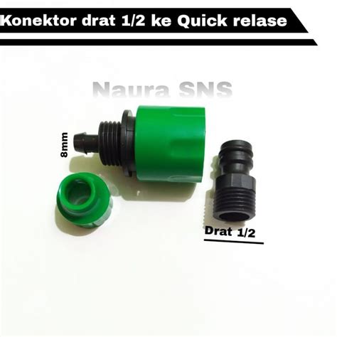 Jual Konektor Nipple Nepel Drat Luar Ke Quick Release Shopee