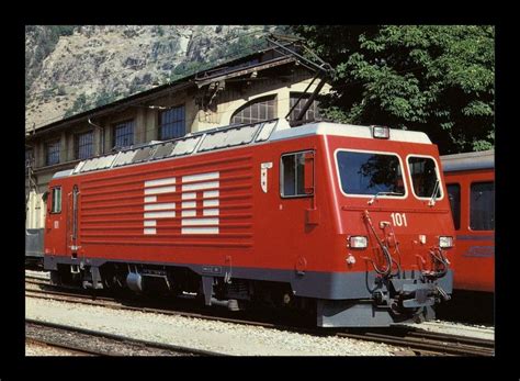 Furka Oberalp Bahn Zahnradlok HGe 4 4 II 101 Brig 1986 Kaufen Auf