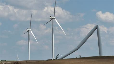 Watch Drone Video Shows Tornado Hit Wind Turbines Near Greenfield