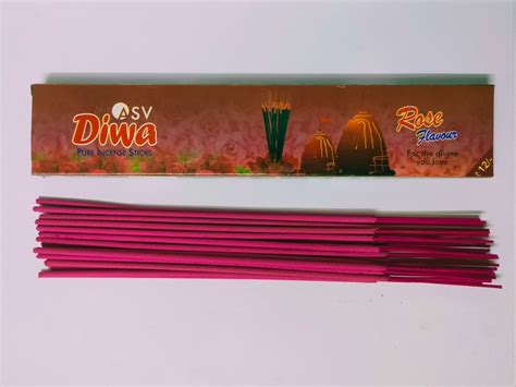 Diwa Color Incense Sticks Rose Agarbatti MRP Rs 12 For Religious