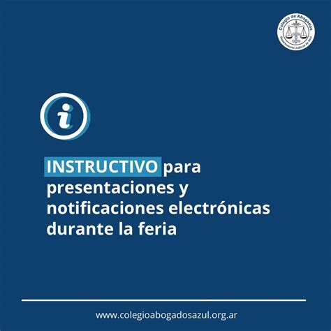 C A A Nota Instructivo Para Presentaciones Y Notificaciones