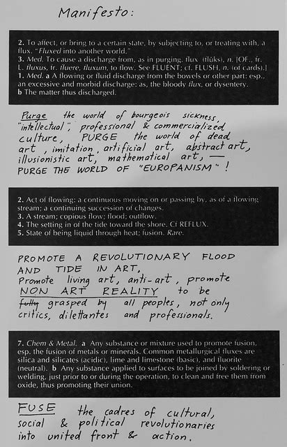 MANIFESTO RESEARCH – ( George Maciunas – Fluxus manifesto ) | enterTeina