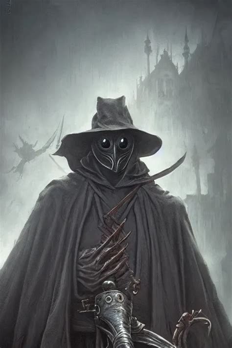 A Closeup Of A Plague Doctor By Greg Rutkowski Dan Stable Diffusion