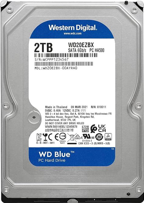 C Ng Hdd Western Digital Blue Tb Rpm Sata Mb Cache