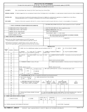 Fillable Online Usarec Army For Use Of This Form See Ar Ar