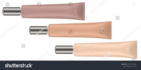 Set Nude Beige Tubes 3d Mockup Stock Vector Royalty Free 1897752082 Shutterstock