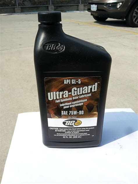 Bg Ultra Guard W Full Synthetic Gl Gear Lubricant Bottle Fl