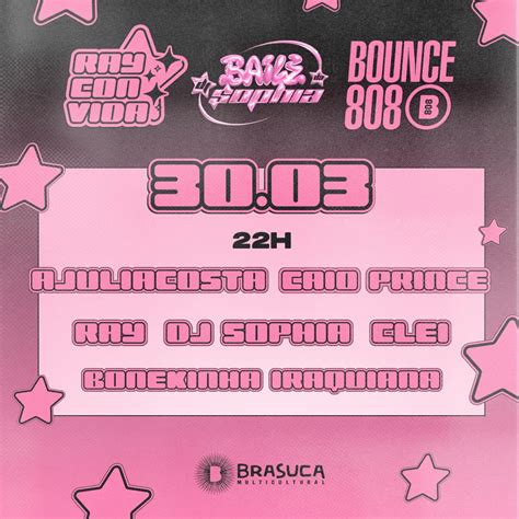 RAY CONVIDA BAILE DA SOPHIA E BOUNCE808 Brasuca Multicultural