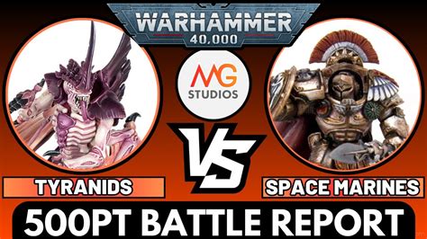 Tyranids Vs Space Marines COMBAT PATROL Warhammer 40k 10th Ed Battle