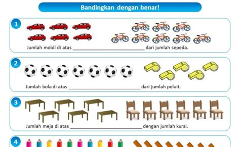 Kumpulan Soal Matematika Kelas 1 Sd Kurikulum Merdeka Bab 1 Sub Bab 4 Pasangan Bilangan Bimbel