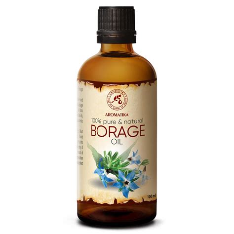 Amazon Borage Seed Oil 3 4 Fl Oz 100 Pure Natural Borago