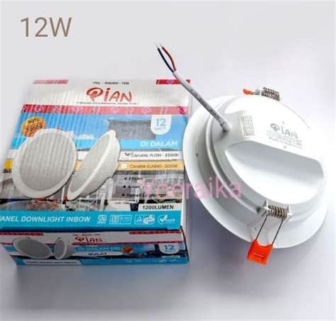 Downlight Led W Lampu Pian Toko Listrik Kuaro