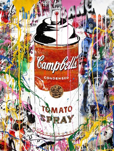 Mr Brainwash Tomato Spray Mr Brainwash Art Pop Art Projects