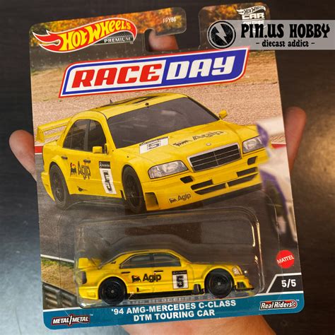 Hot Wheels 94 Amg Mercedes C Class Dtm Touring Car Race Day Original Hot Wheels By Mattel