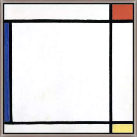 Compositie Iii Met Rood Geel En Blauw Piet Mondriaan Atelier Vorm