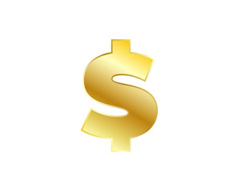 Golden Dollar Symbol 2248528 Vector Art At Vecteezy