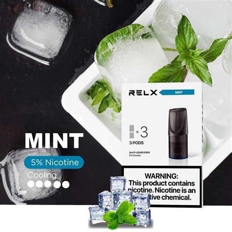 RELX Zero Classic Pod Mint Pod Head E Liquid Nic 5 2ml แท หวพอ