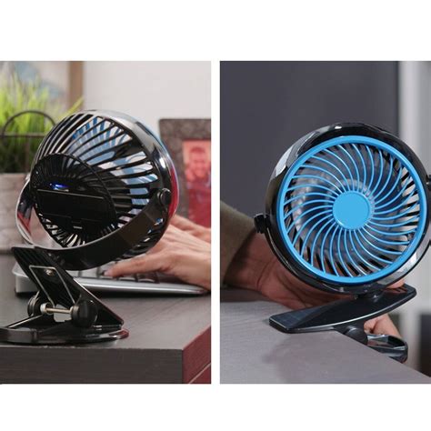 Ventilator Portabil Cu Clema Rotire 360 Fara Fir Mini EMAG Ro