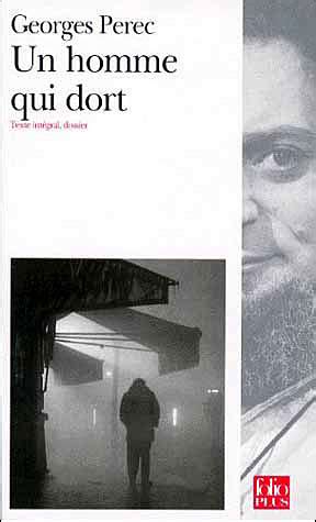 Un Homme Qui Dort Georges Perec Achat Livre Fnac