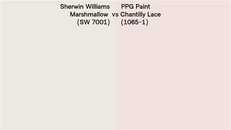 Sherwin Williams Marshmallow Sw Vs Ppg Paint Chantilly Lace