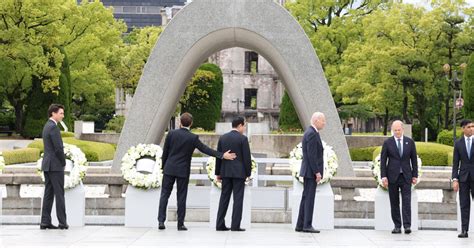 G7広島サミットが開幕 各国首脳ら原爆慰霊碑に献花 写真特集430 毎日新聞