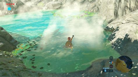 What Do Hot Springs Do In Botw Dueling Peaks Breath Of The Wild