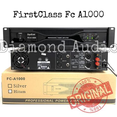 Power Amplifier Firstclass Fc A1000 Original Ampli First Class A 1000