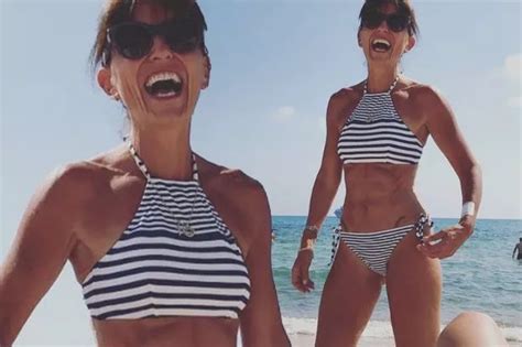 Davina McCall Shows Off Her Killer Abs And A Hint Of Underboob In Sizzling Bikini Shot As She