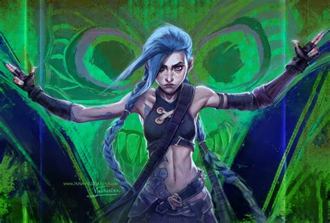 Artstation Jinx Arcane In 2022 Lol League Of Legends Jinx League Of Legends League Of