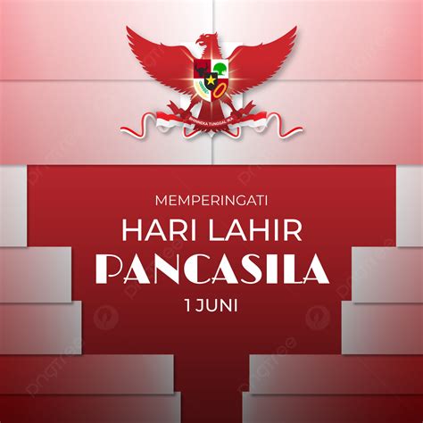 Happy Pancasila Day Celebration Memperingati Hari Lahir Background