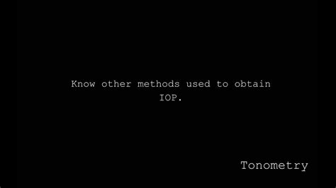 Chapter 10 Tonometry Youtube