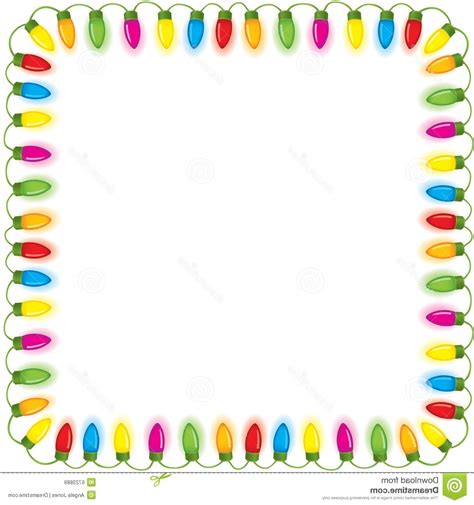 Christmas Lights Border Vector at Vectorified.com | Collection of ...