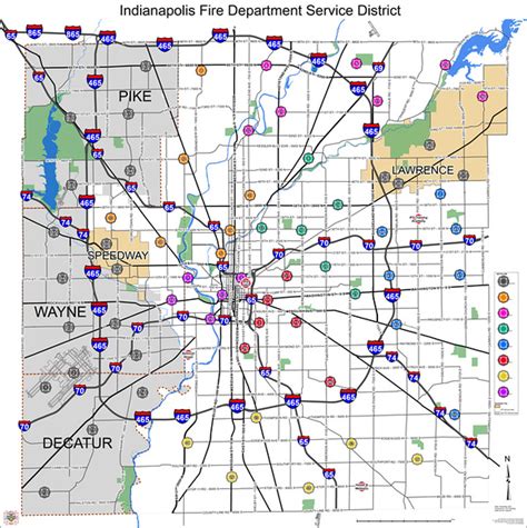 IFD Station Map & Links - IndianaFireTrucks