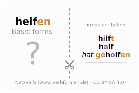 Worksheets German "helfen" - Exercises, downloads for learning ...