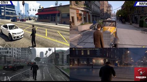 Mafia Remake Vs Gta V Graphics Details