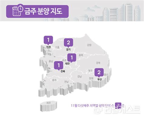 분양캘린더 분양시장 속도 내나부산 북항 재개발 배후 대단지 등 전국 4774가구 분양