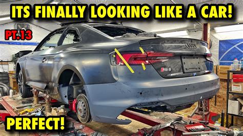 Rebuilding A Extremely Damaged 2019 Audi Rs5 From Copart Pt13 Test