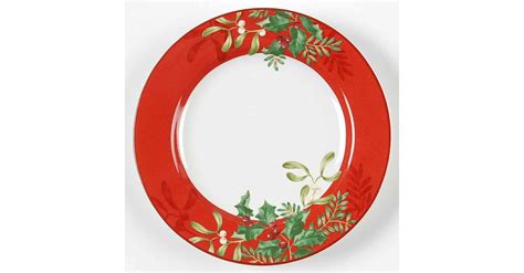 Christmas Foliage Appetizer Plate By 222 Fifth PTS Replacements Ltd