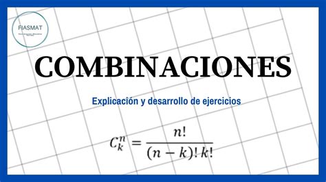 Ejercicio De Combinaciones Ejemplos Resueltos Y M S