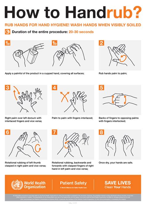 How To Hand Rub Poster - Lecture - BS Nursing - UZ - Studocu