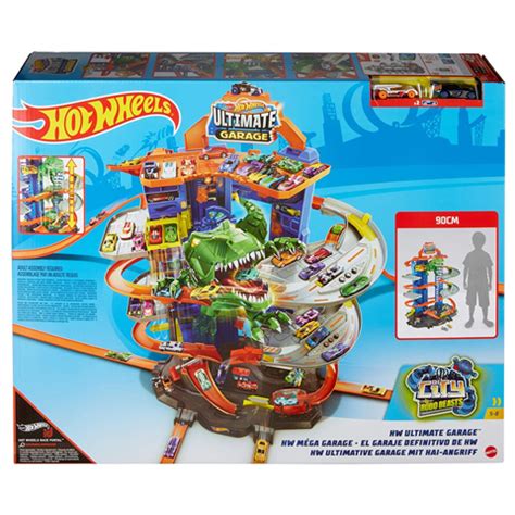 Hot Wheels T rex ultimate garázs kisautóval cm Mattel vásárlás a Játékshopban