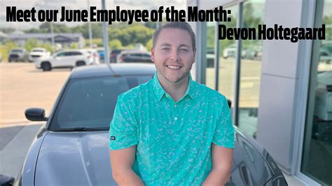 Meet Our June Employee Of The Month Devon Mosaic Cdjr Zumbrota Blog