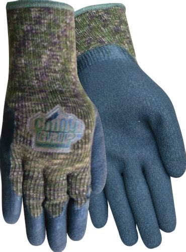 Red Steer Glove Company Chilly Grip Rubber Palm Gloves Camo M