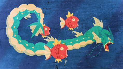 Magikarp/Gyarados by Bill-Felfel on DeviantArt