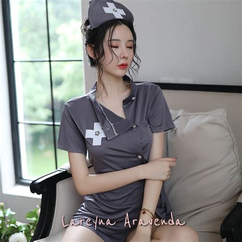 Jual Lareyna Aravenda Set Lingerie CD Topi Cosplay Executive Nurse Sexy LG Shopee Indonesia