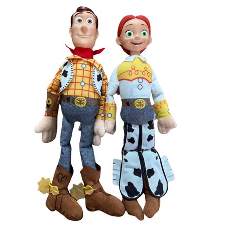 Toy Story 4 Talking Plush Woody And Jessie Dolls S