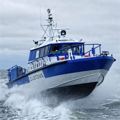 Patrol Boat Gomruk Baltic Workboats As Inboard Aluminum Self